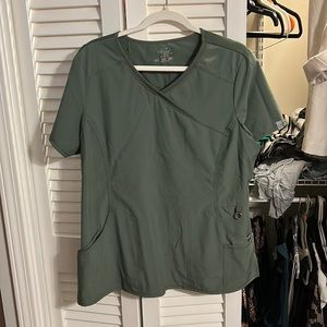 Cherokee XL EUC olive green scrubs infinity line